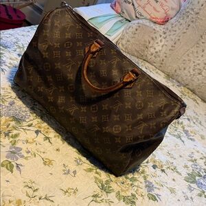 Louis Vuitton Dark Brown Monogram Duffel Bag